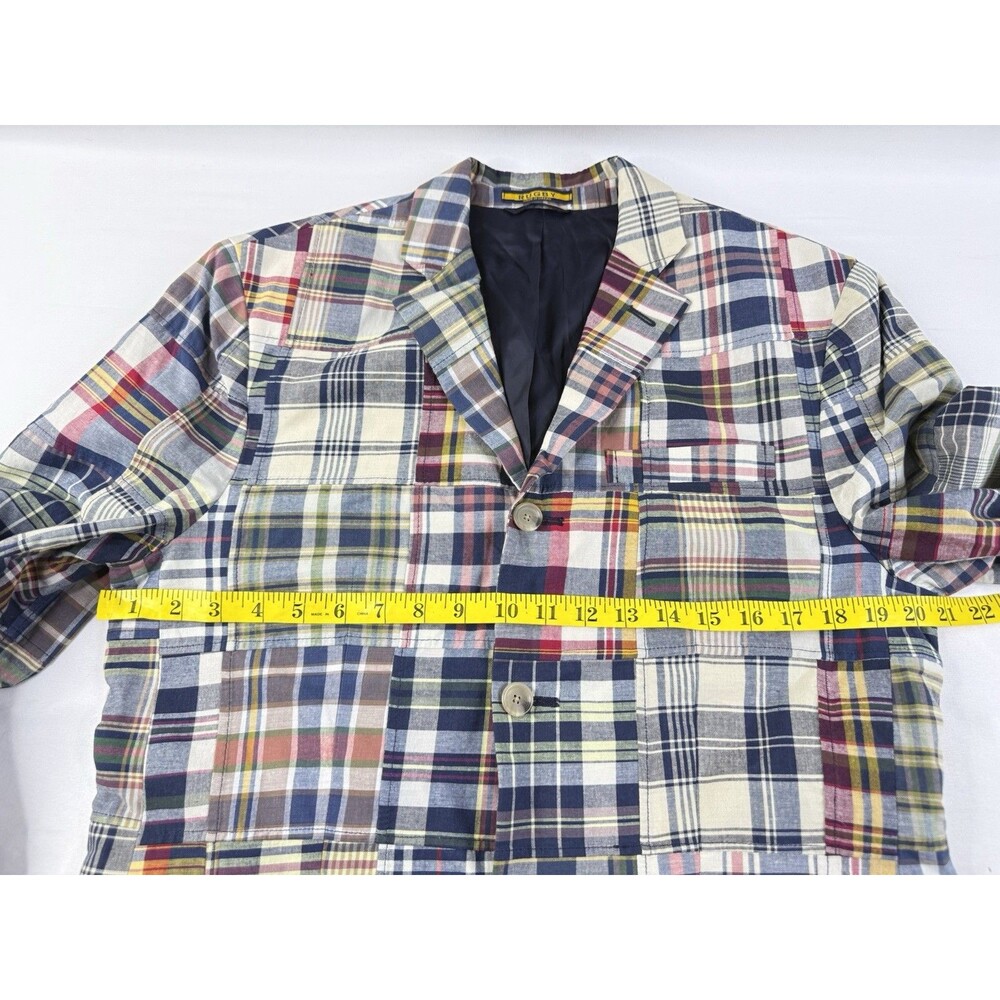 Rare Vintage Rugby Ralph Lauren Patchwork Blazer Size Medium - Picture 4 of 16